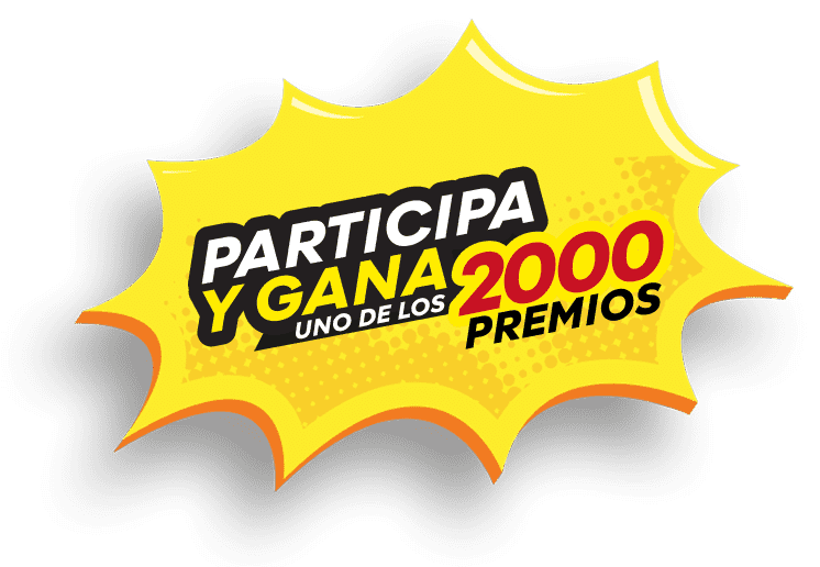 Participa y gana uno de los 2000 premios